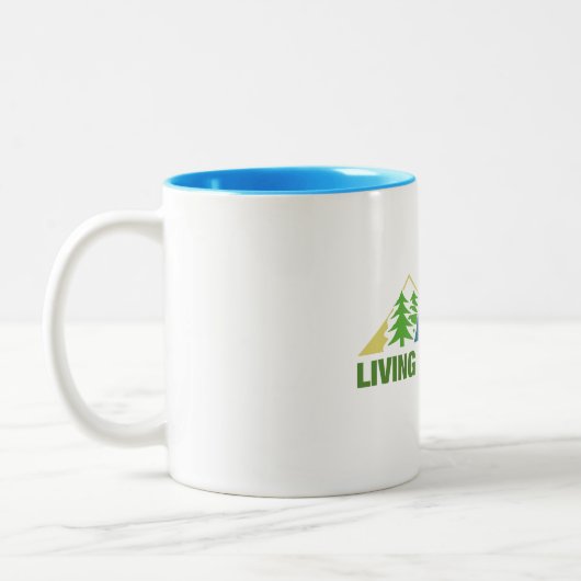 leben das RV-Campingsleben 2 Zweifarbige Tasse (Links)
