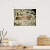 Leben: Das Saatgut des Gekümmert Posters Poster (Küche)