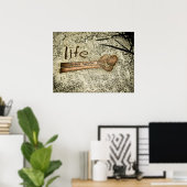 Leben: Das Saatgut des Gekümmert Posters Poster (Heimbüro)