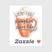 Leben' Das spukkende Leben Aufkleber (Blatt)