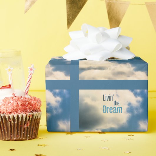 Leben den Traum Geschenkpapier (Geburtstagsparty)