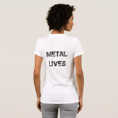 Leben der Frauen Metall T-Shirt (Schwarz voll)