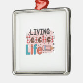 Leben der Lehrer Ornament Aus Metall (Links)