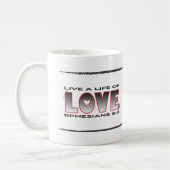 Leben der Liebe-Tasse Kaffeetasse (Links)