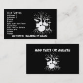 Leben der Schlag zum Tempo der Schaffung Visitenkarte (Vorne/Hinten)