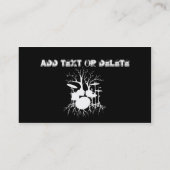 Leben der Schlag zum Tempo der Schaffung Visitenkarte (Rückseite)