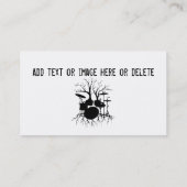 Leben der Schlag zum Tempo der Schaffung Visitenkarte (Rückseite)