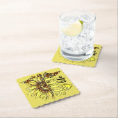 Leben der Scrub Life Krankenschwester Sonnenblumen Untersetzer (Vor Ort)