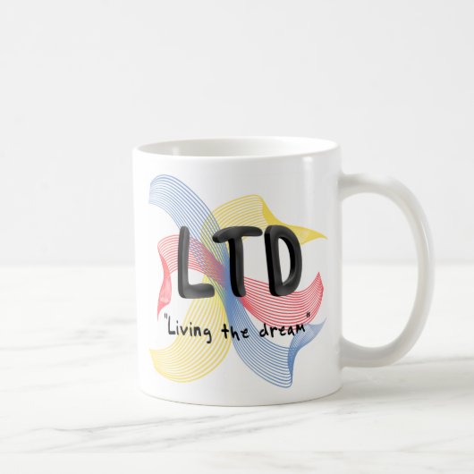 leben der Traum Kaffeetasse (Rechts)