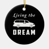 Leben der Traum Keramikornament (Vorne)