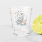Leben der Traum - Skelett (2) Schnapsglas (Rückseite)