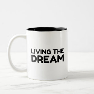 LEBEN DES DREAMS ZWEIFARBIGE TASSE