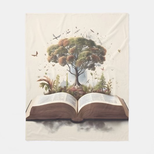 Leben des Glaubens Fleecedecke (Vorderseite)