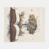 Leben des Glaubens Fleecedecke (Vorderseite (Horizontal))