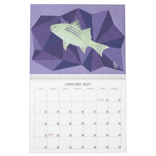 Leben des Hudsons Kalender (Jan 2027)