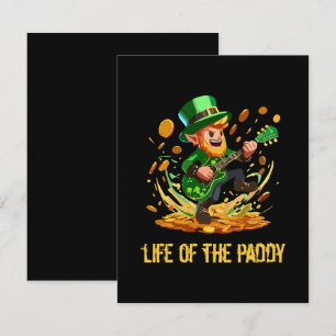Leben des Paddys, St. Patricks Tag Begleitkarte