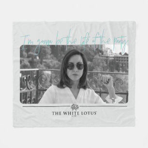 Leben des Party - Der weiße Lotus Fleecedecke