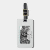 Leben des Party - Der weiße Lotus Gepäckanhänger (Vorderseite vertikal)