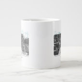 Leben des Party - Der weiße Lotus Jumbo-Tasse (Vorderseite)