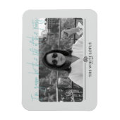 Leben des Party - Der weiße Lotus Magnet (Vertikal)