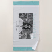 Leben des Party - Der weiße Lotus Strandtuch (Vorderseite)