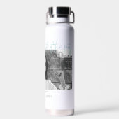 Leben des Party - Der weiße Lotus Trinkflasche (Rückseite)