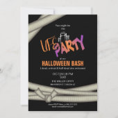 Leben des Party Mummy Halloween Orange ID685 Einladung (Vorderseite)