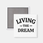 LEBEN DES TRAUMS MAGNET (Vorderseite/Rückseite)