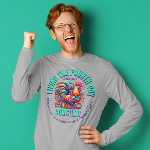 Leben des vierten Tages Cursillo DeColores Rooster T-Shirt