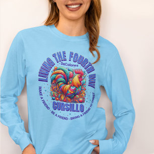 Leben des vierten Tages Cursillo DeColores Rooster T-Shirt