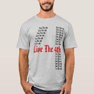 Leben die 4. - T - Shirt - besonders angefertigt