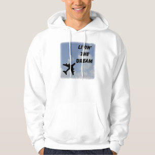 Leben die mit Kapuze Traumwolken Hoodie