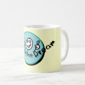 Leben die Traumlogo-Tasse Kaffeetasse (VorderseiteRechts)