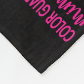 Leben dieser Farbwächter Mimi Life Guard Mimi Fleecedecke (Ecke)