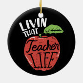 Leben dieses Lehrers Leben Leiter der Schule Keramik Ornament (Hinten)