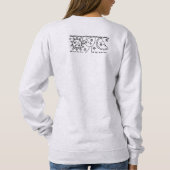 Leben durch die Sonne Abstrakte Kunst zu tragen Sweatshirt (Rückseite)