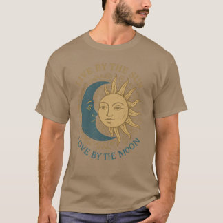 Leben durch die Sonne, Liebe am Mond T-Shirt