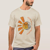 Leben durch die Sonne Liebe am Mond T-Shirt (Vorderseite)