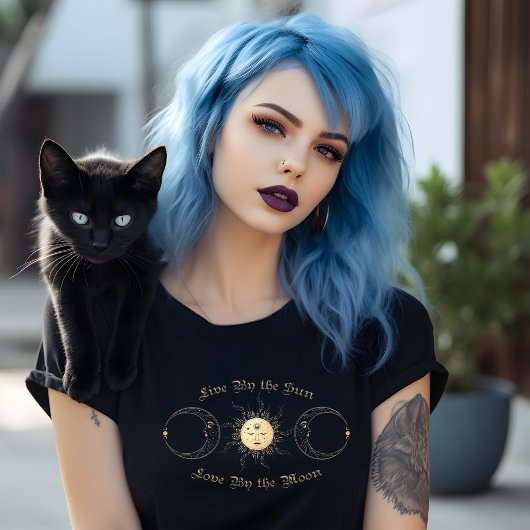 Leben durch die Sonne T-Shirt