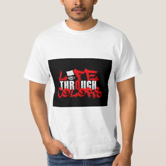 Leben durch Farben T-Shirt (Vorderseite)