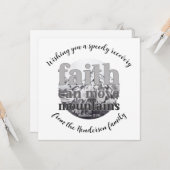 Leben durch Glauben Brauch erhalten gut Karte (Vorderseite/Rückseite Beispiel)