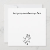 Leben durch Glauben Brauch erhalten gut Karte (Rückseite)