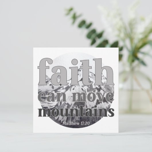 Leben durch Glauben Karte (Stehend Vorderseite)