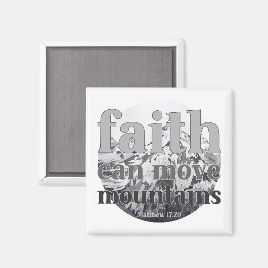 Leben durch Glauben Magnet (Vorderseite/Rückseite)