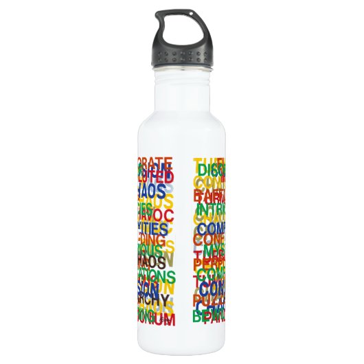 Leben Edelstahlflasche (Rückseite)