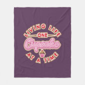 Leben ein Kuchen auf einmal Neuheit Fleecedecke (Vorderseite)