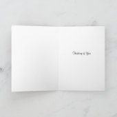 Leben ein lustiges Denken an dich Gedicht Karte (Innenseite)