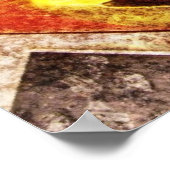 Leben ein Spiel, eine Tragödie, ein Comedy Poster (Ecke)