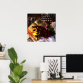 Leben ein Spiel, eine Tragödie, ein Comedy Poster (Heimbüro)