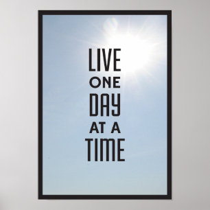 Leben ein Tag auf einmal Poster